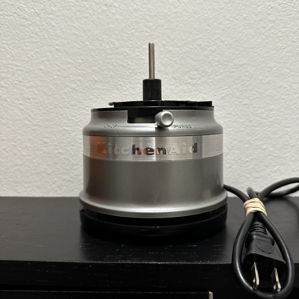 KitchenAid KFC3516CU 3.5 Cups Food Chopper Silver Replacement Base 2 Speed Motor